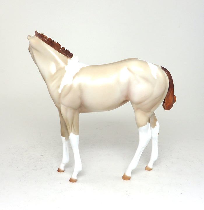 MEADOW - OOAK PERLINO PINTO WEANLING MODEL HORSE - 12/4