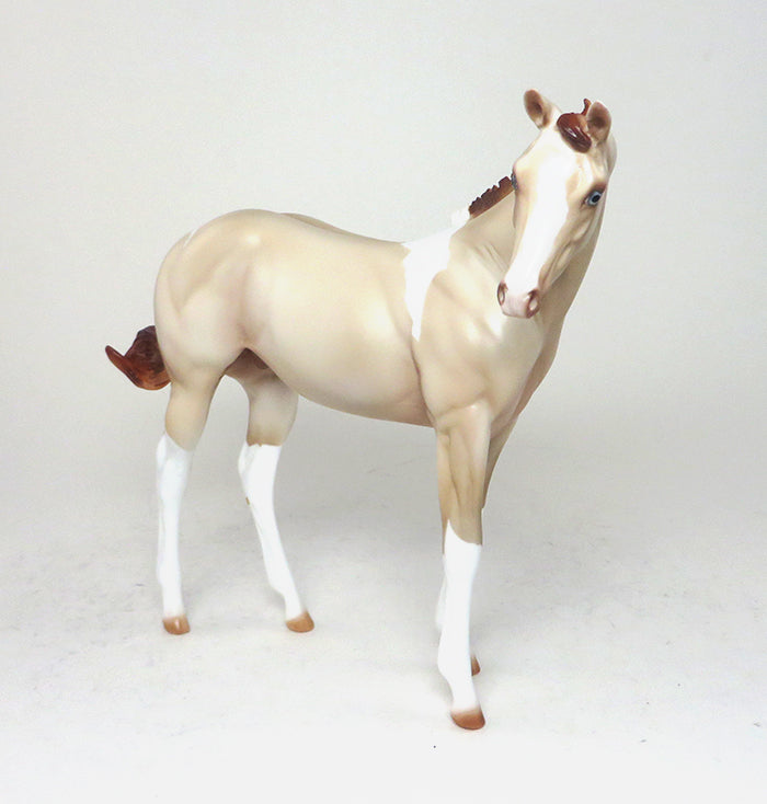 MEADOW - OOAK PERLINO PINTO WEANLING MODEL HORSE - 12/4