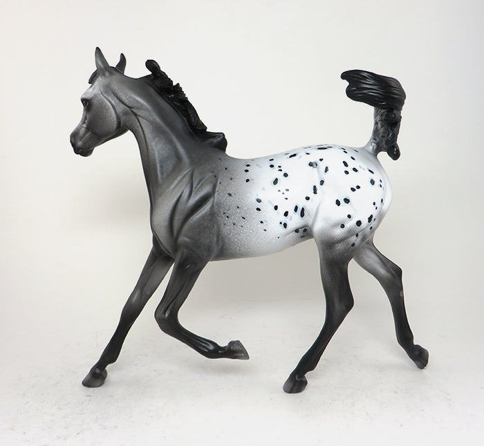 MIA GECCO - OOAK BLACK APPALOOSA YEARLING HORSE - 12/4