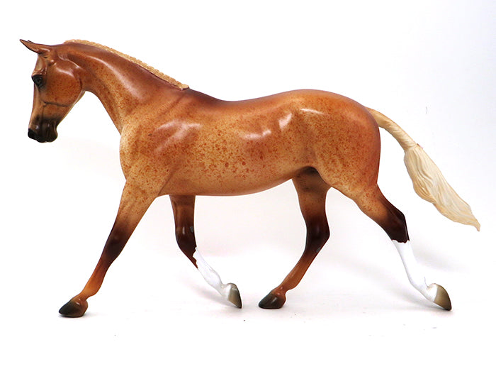 LUCKY LADY - LIGHT CHESTNUT PALOUSE MODEL HORSE - 10/1