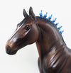 CHUBAKA - OOAK BAY STANDING DRAFTER MODEL HORSE - 1/15