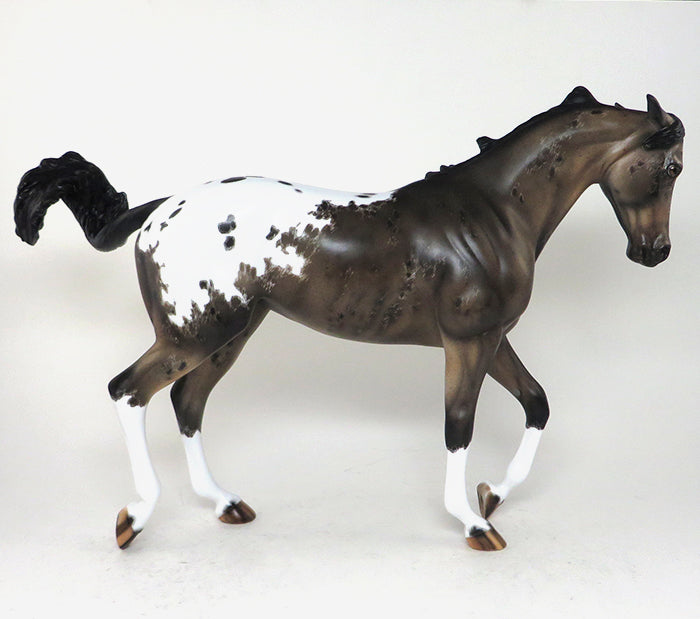 VILORIA - OOAK BAY APPALOOSA THOROUGHBRED MODEL HORSE - 12/4