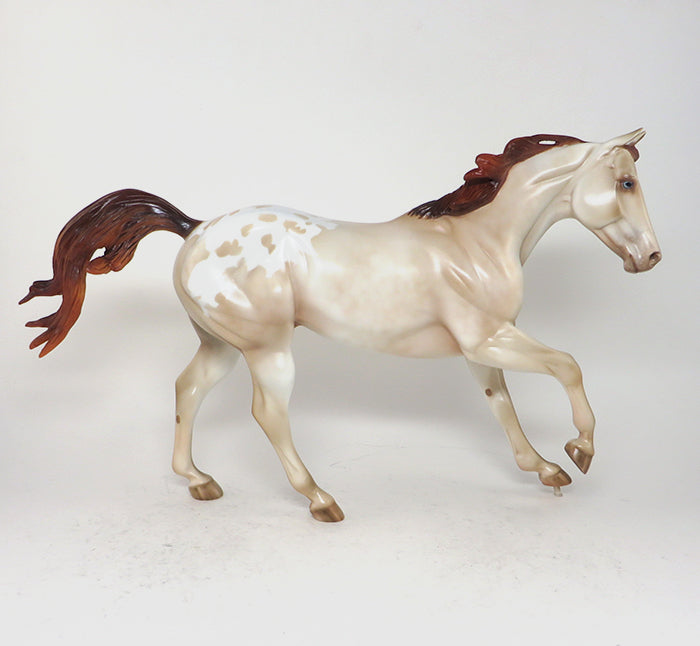 RED HAT COWBOY - OOAK PERLINO FQH  MODEL HORSE - 12/4