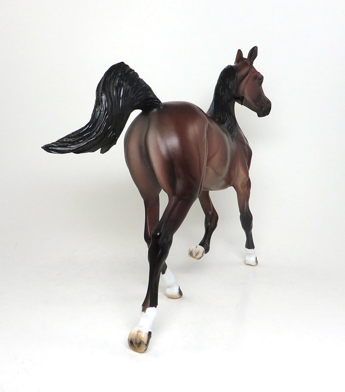SWOOZIE - OOAK BAY ARABIAN YEARLING MODEL HORSE - 1/15