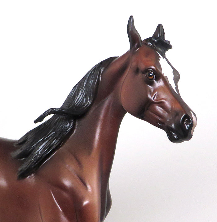 SWOOZIE - OOAK BAY ARABIAN YEARLING MODEL HORSE - 1/15