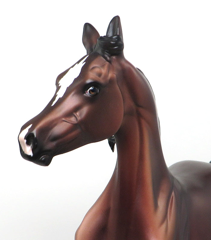 SWOOZIE - OOAK BAY ARABIAN YEARLING MODEL HORSE - 1/15