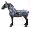 GRAVEYARD SHIFT - OOAK HALLOWEEN DRAFT MODEL HORSE - 10/1