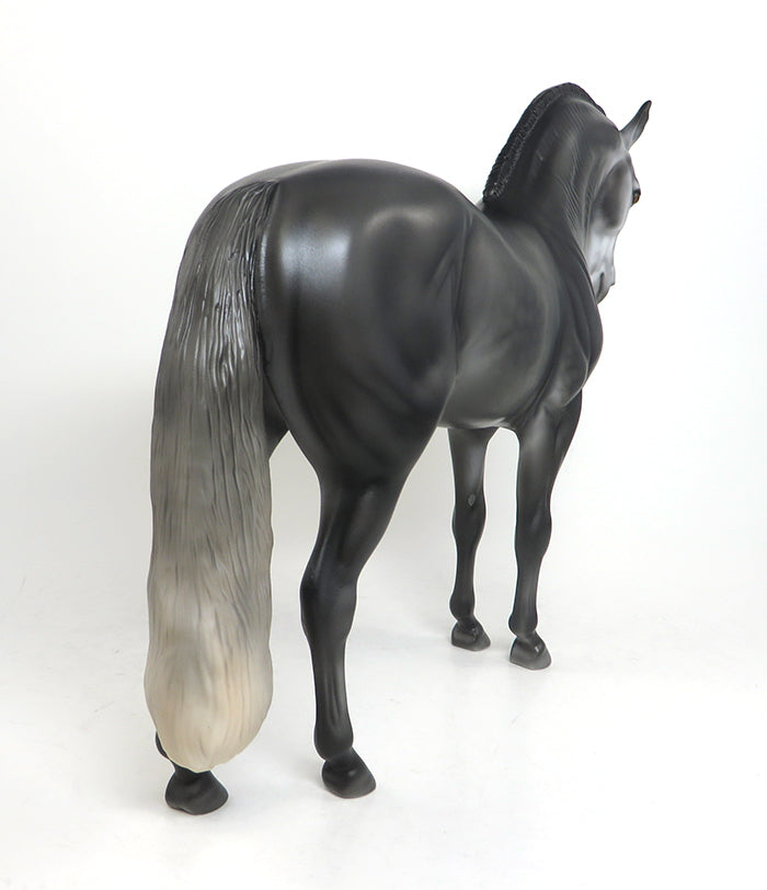 JAZZIBELLE - GREY ANDALUSIAN  MARE MODEL HORSE - LE 7 - 1/15