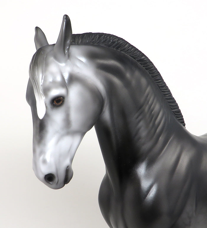 JAZZIBELLE - GREY ANDALUSIAN  MARE MODEL HORSE - LE10 - 1/15