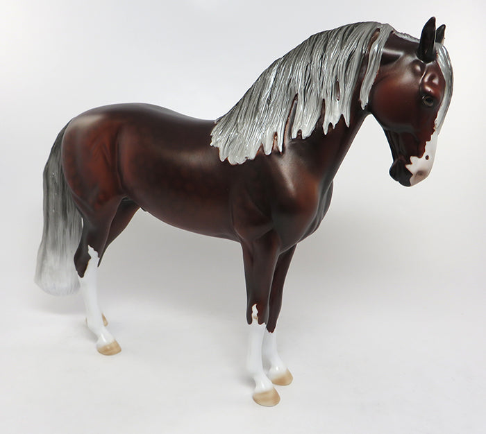 LEXUS-OOAK SILVER BAY ANDALUSIAN MODEL HORSE 7/15