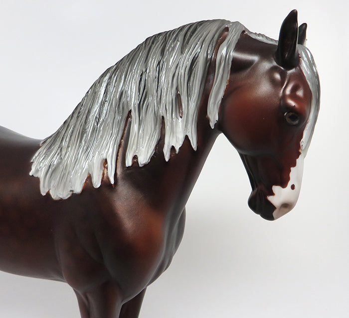LEXUS-OOAK SILVER BAY ANDALUSIAN MODEL HORSE 7/15