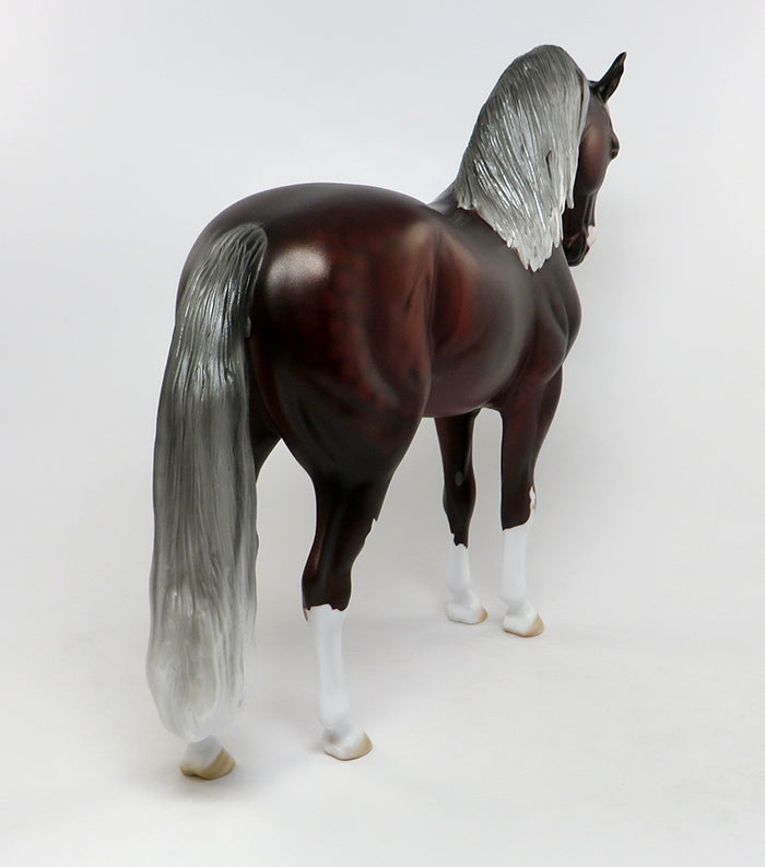LEXUS-OOAK SILVER BAY ANDALUSIAN MODEL HORSE 7/15