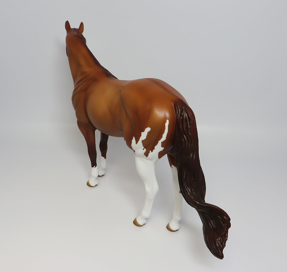 FLIP DIZZY-OOAK RED DUN PAINT ISH MODEL CUSTOMIZED BY JACKIE TURNER 05/19/17