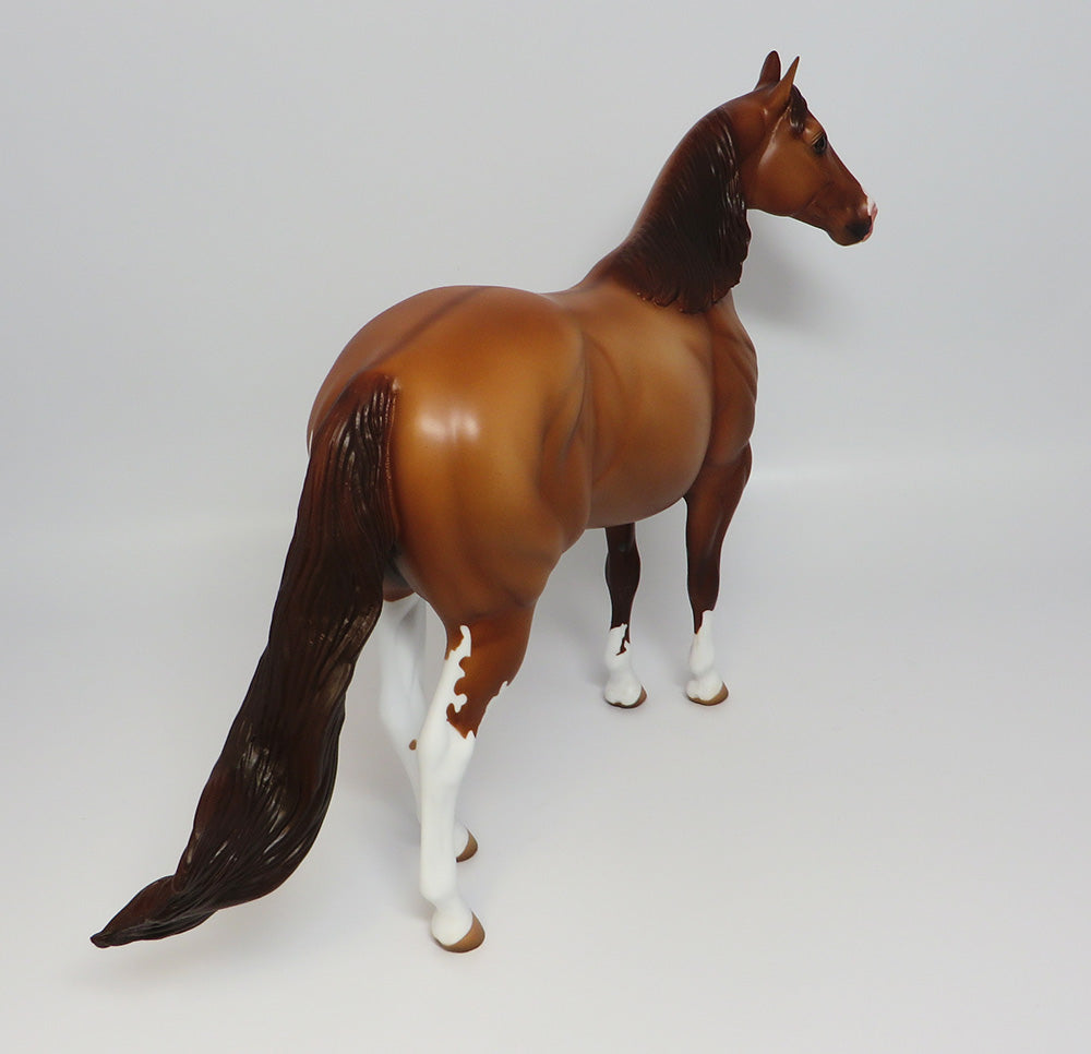 FLIP DIZZY-OOAK RED DUN PAINT ISH MODEL CUSTOMIZED BY JACKIE TURNER 05/19/17