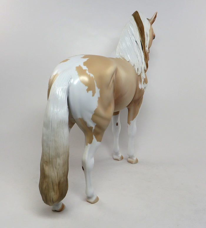 PHOTO BOMB-OOAK PERLINO PAINT ANDALUSIAN MODEL HORSE 7/15