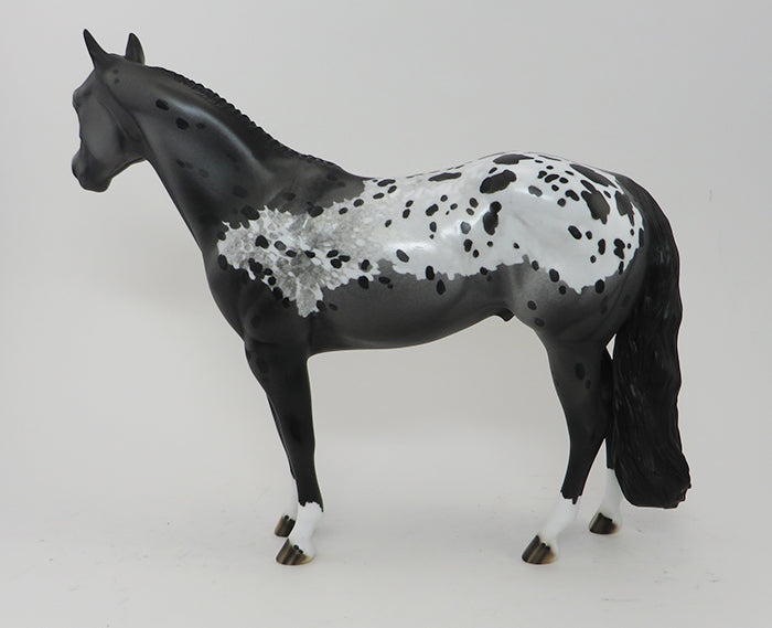 SPOTS BEFORE MY EYES-BLACK APPALOOSA-ISH-OOAK 10/1
