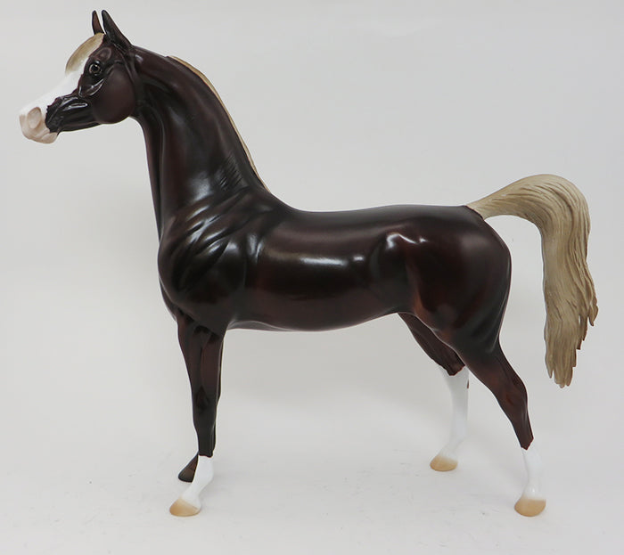 METALLO - OOAK SORREL ARABIAN MODEL HORSE - 10/2