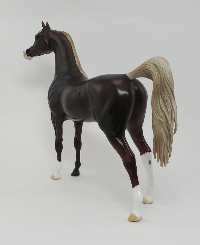 METALLO - OOAK SORREL ARABIAN MODEL HORSE - 10/2