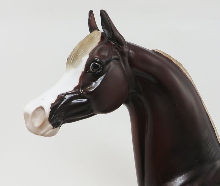 METALLO - OOAK SORREL ARABIAN MODEL HORSE - 10/2