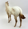 SICILY-OOAK CHESTNUT APPALOOSA MODEL HORSE BY SHERYL LEISURE 12/19