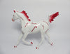 SUGAR SOCKS-LE-2 CANDY CANE YEARLING DECORATOR MODEL HORSE WHS 2017