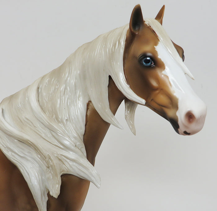 FLOSSIE - OOAK SOOTY PALOMINO ISH MODEL HORSE MARE - 10/2