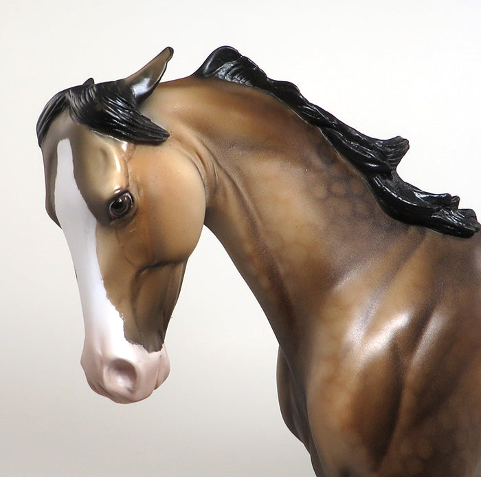 DIARY OF JANE - OOAK PINNED EAR DAPPLED THOROUGHBRED MODEL HORSE - 1/22