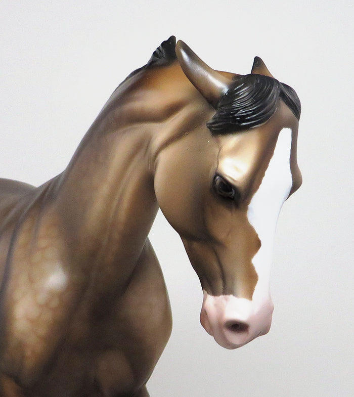 DIARY OF JANE - OOAK PINNED EAR DAPPLED THOROUGHBRED MODEL HORSE - 1/22