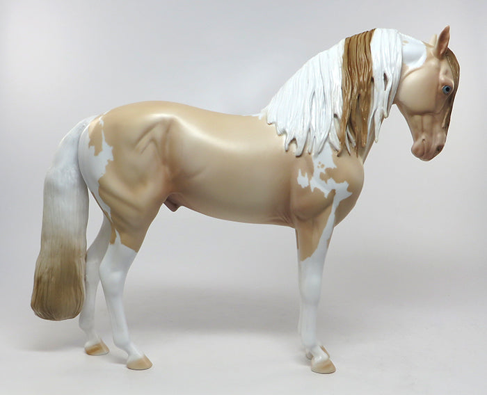 PHOTO BOMB-OOAK PERLINO PAINT ANDALUSIAN MODEL HORSE 7/15