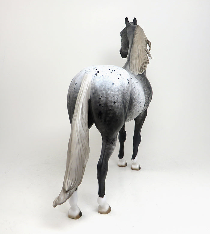 GRAVITY - OOAK APPALOOSA MORGAN MODEL HORSE by AL - 1/22