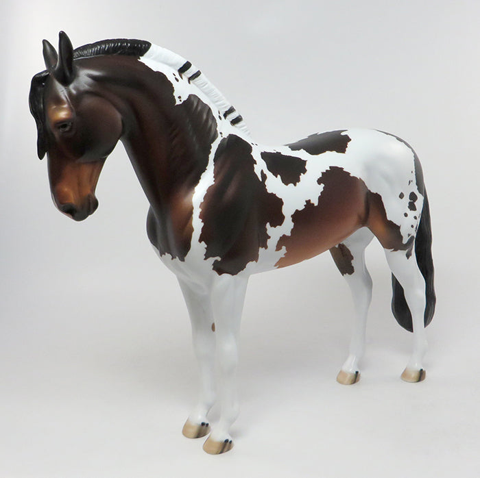 ARABELLA-OOAK BAY PAINT ANDALUSIAN MODEL HORSE 7/15