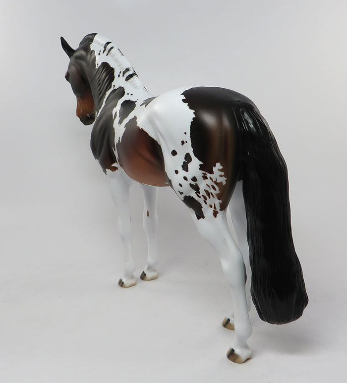 ARABELLA-OOAK BAY PAINT ANDALUSIAN MODEL HORSE 7/15