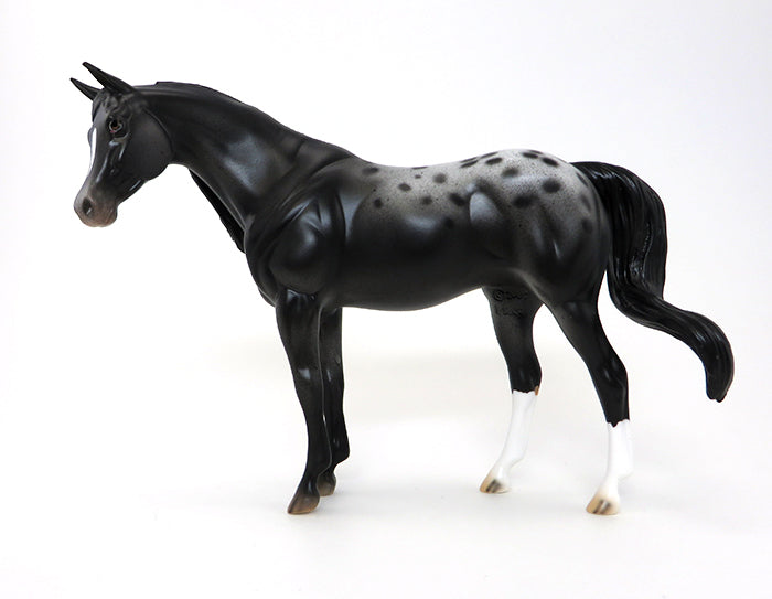 BLACK ARABIAN MODEL HORSE