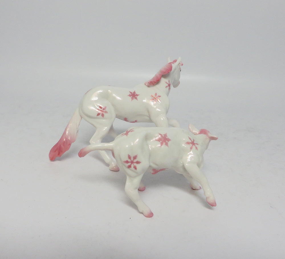 PINK GLITTER-PINK SNOWFLAKE DECORATOR CUTTER &amp; COW CHIP 12/08/17