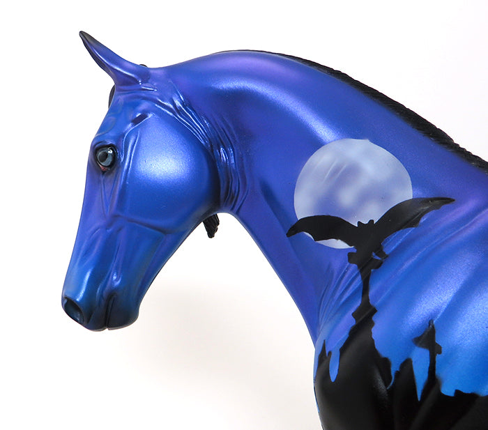 GRAVE DIGGER 8-TENNESSEE WALKER-BLUE-HALLOWEEN DECORATOR-OOAK 10/7