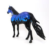 GRAVE DIGGER 9 - OOAK SPANISH MUSTANG BLUE HALLOWEEN DECORATOR MODEL HORSE - 10/7