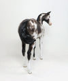 BABY BLUES - OOAK SABINO WEANLING MODEL HORSE by SHERYL LEISURE - 1/22