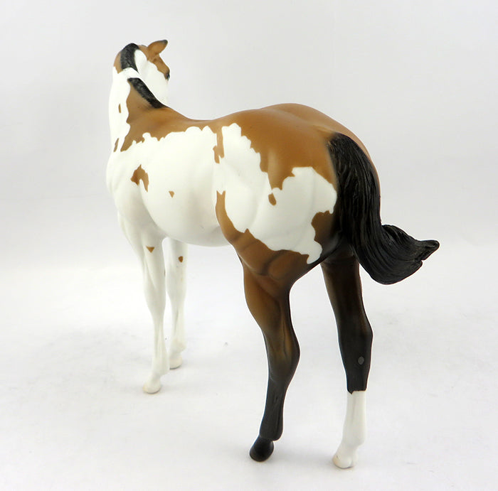 FOREVER BLISS-OOAK BUCKSKIN PAINT WEANLING MODEL HORSE 12/29
