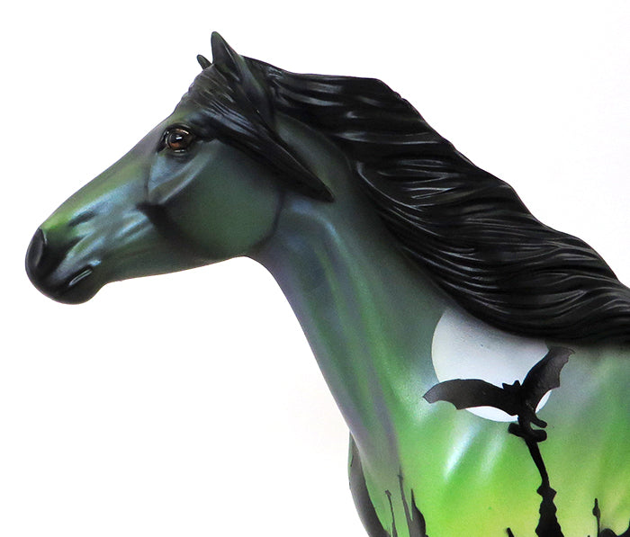 GRAVE DIGGER 3-MUSTANG- GREEN-HALLOWEEN DECORATOR-OOAK 10/7