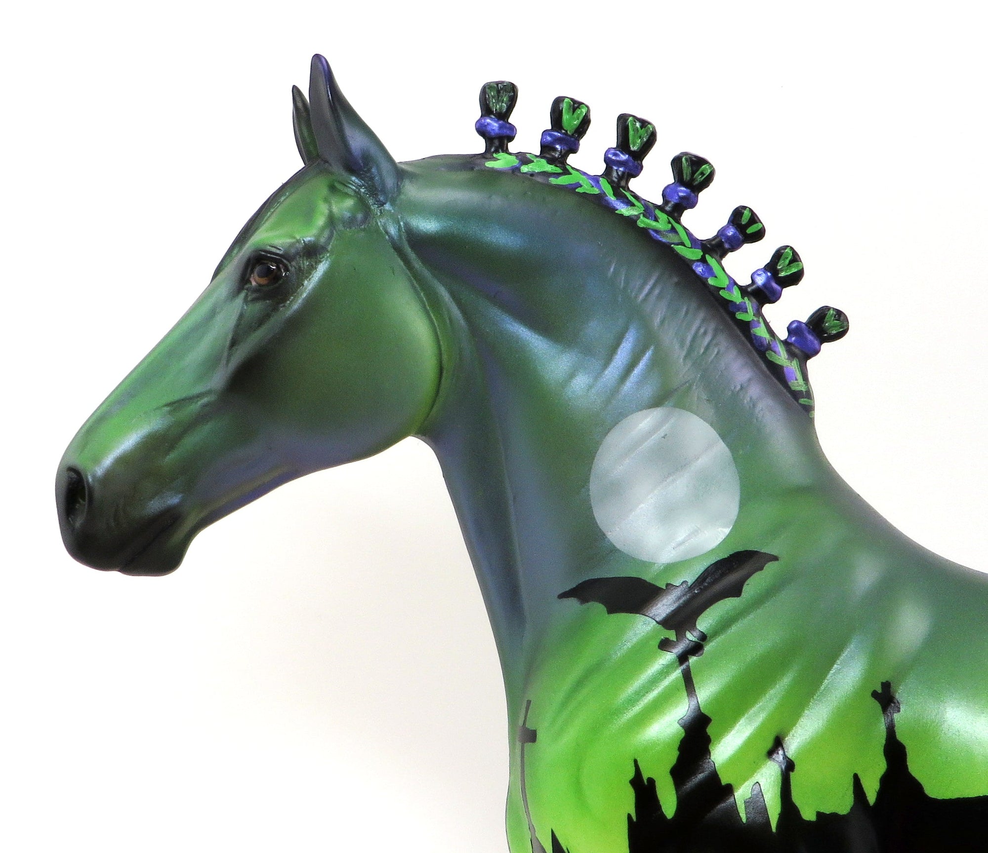 GRAVE DIGGER 7-DRAFTER-GREEN-HALLOWEEN DECORATOR-OOAK 10/7