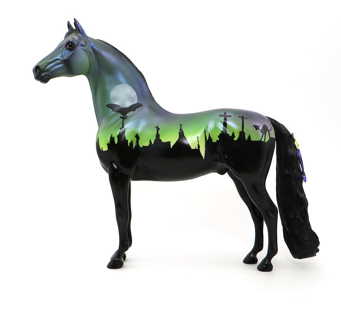 GRAVE DIGGER 2-MORGAN-GREEN- HALLOWEEN DECORATOR-OOAK 9/29