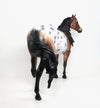 WILDTIME - OOAK BAY APPALOOSA ISH MODEL HORSE - 1/25