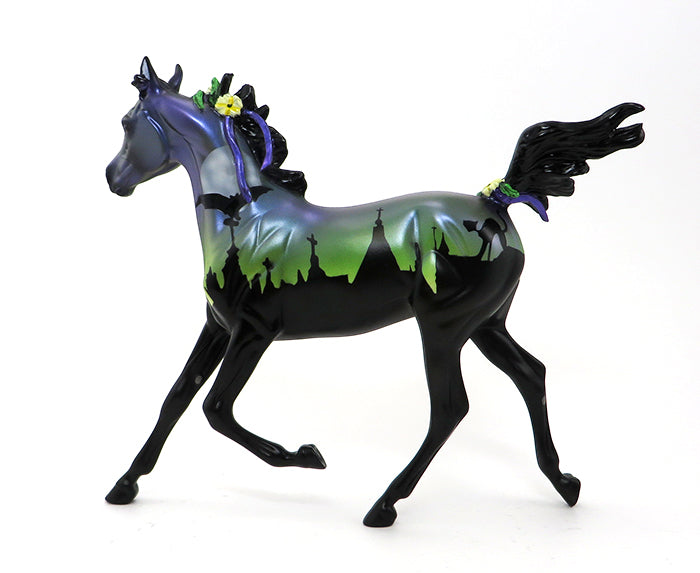 GRAVE DIGGER 5-YEARLING-GREEN-HALLOWEEN DECORATOR-OOAK 10/7