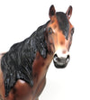 WILDTIME - OOAK BAY APPALOOSA ISH MODEL HORSE - 1/25