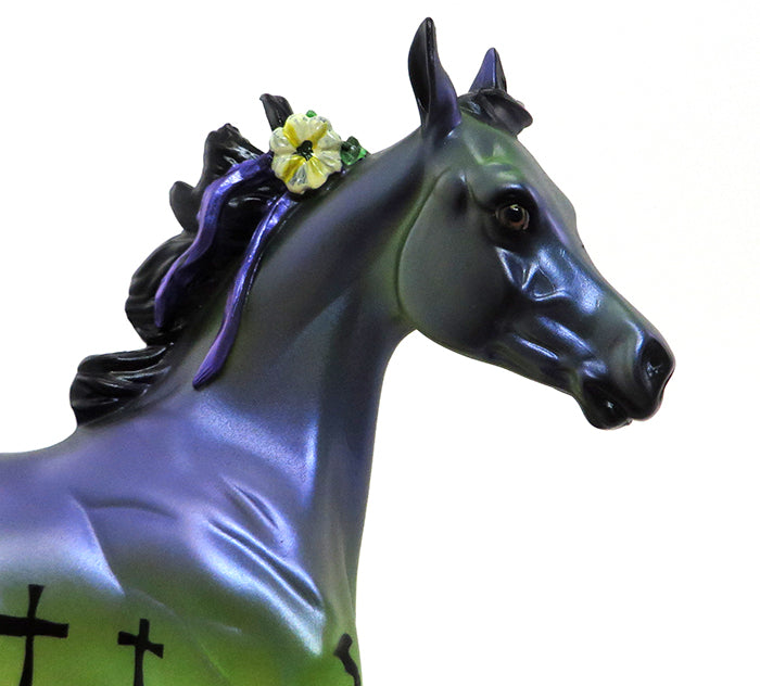 GRAVE DIGGER 5-YEARLING-GREEN-HALLOWEEN DECORATOR-OOAK 10/7