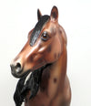 WILDTIME - OOAK BAY APPALOOSA ISH MODEL HORSE - 1/25