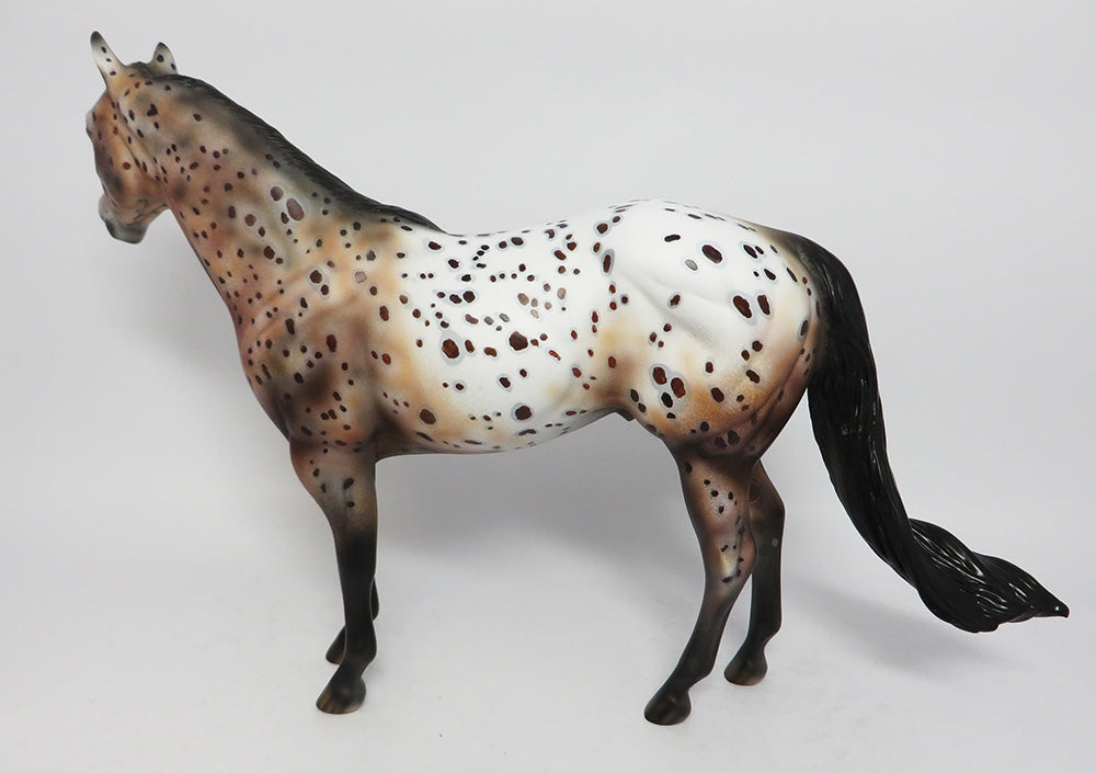 THE CHRISTMAS PRESENT-OOAK LOUD BAY APPALOOSA ISH MODEL HORSE 12/11/17