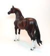 CAPTAIN JINKS - OOAK DAPPLE BAY MORGAN MODEL HORSE - 1/25