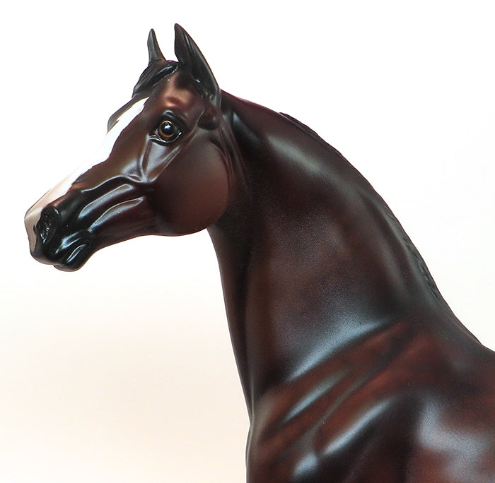 CAPTAIN JINKS - OOAK DAPPLE BAY MORGAN MODEL HORSE - 1/25