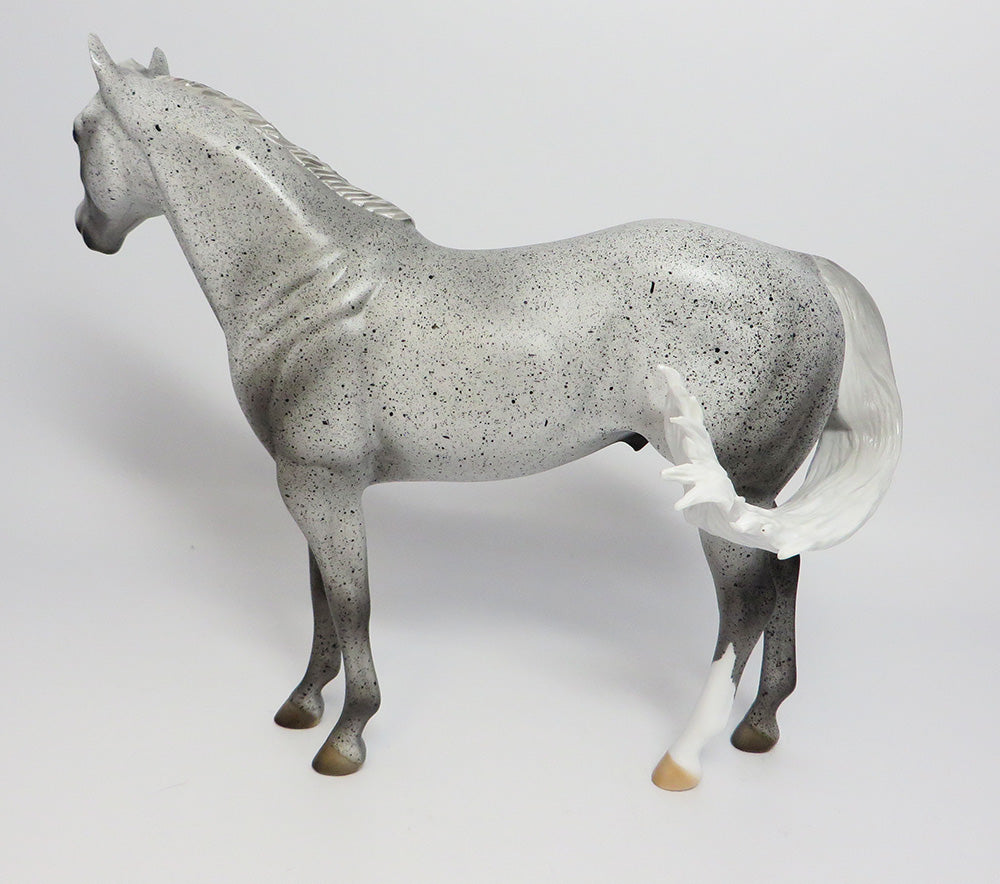 PEPPER JACK~OOAK FLEABIT GREY ISH MODEL HORSE BY DAWN QUICK 5/26